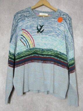 THE GREAT. The Skyline Pullover Sweater In Misty Blue ✨